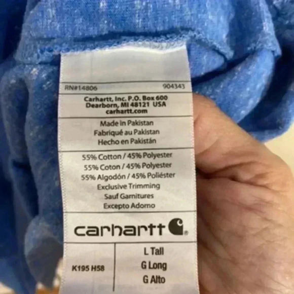 Carhartt loose fit tshirt large tall work wear - Picture 3 of 5